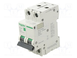 Circuit breaker; 230/400VAC; Inom: 10A; Poles: 2; Charact: C; 6kA