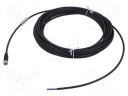 Cable: for sensors/automation; M8; PIN: 3; straight; 10m; plug; 4A
