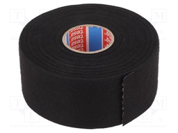 Fabric tape; PET wool; W: 50mm; L: 25m; black