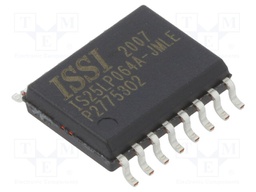 FLASH memory; NOR Flash; 64Mbit; QPI,SPI; 133MHz; 2.3÷3.6V; SO16