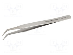 Tweezers; 115mm; Blades: curved; SMD