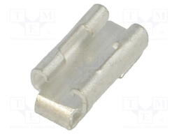 Terminal: flat; 2.8mm; 0.8mm; female; SMT; brass; tinned; horizontal