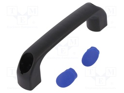 Handle; Mat: polyamide; black; H: 40mm; L: 145mm; blue; W: 22.5mm; 530N