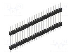 Connector: pin strips; pin header; male; PIN: 22; 2.54mm; THT; 1x22