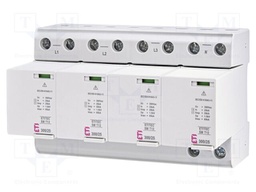Surge arrester; Type 1+2; Poles: 4; In 8/20us: 65kA; -40÷85°C; IP20