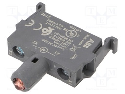 Illuminating unit; 22mm; Illumin: LED; for back plate; 24VAC; red