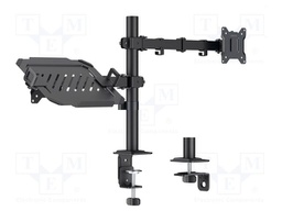 Holder; 10kg; 17÷32"; Arm len: 376mm; Standard: 75x75mm,100x100mm