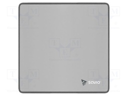 Pad; black,grey; mouse; 250x250x2mm; TURBO DYNAMIC