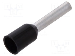 Bootlace ferrule; insulated; copper; Insulation: polyamide; 10mm