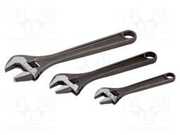 Wrench-set; adjustable; 3pcs.
