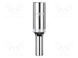 Socket; 6-angles,socket spanner; HEX 4mm; 1/4"; SUPERLOCK; long