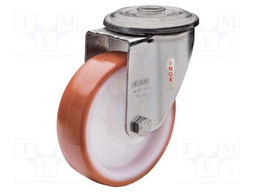 Transport wheel; Ø: 80mm; W: 30mm; H: 107mm; torsional; 122kg