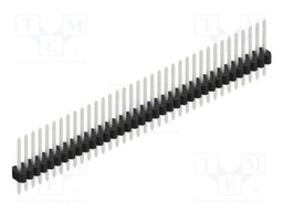 Connector: pin strips; pin header; male; PIN: 36; 1.27mm; THT; 1x36