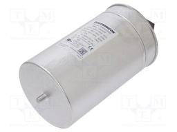 Capacitor: polypropylene; three phase; 525VAC; 44A; Ø136x230mm