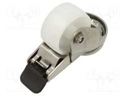 Transport wheel; Ø: 50mm; W: 24mm; H: 73.5mm; torsional with lock