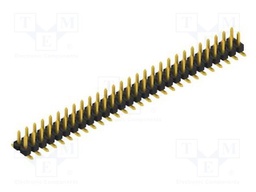 Connector: pin strips; pin header; male; PIN: 56; 2.54mm; SMT; 2x28