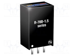 Converter: DC/DC; 9.75W; Uin: 8÷18V; Uout: 6.5VDC; Iout: 1.5A; SIP3