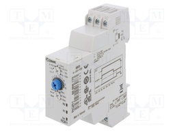 Timer; 0,1s÷100h; DPDT; 250VAC/8A; Usup: 24÷240VAC; 24VDC; DIN; IP20