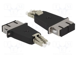 Adapter; LC/PC,SC/PC; beige,black; -40÷80°C