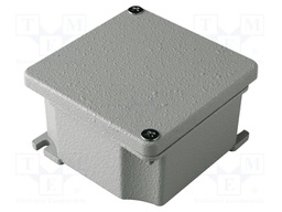Enclosure: junction box; X: 101mm; Y: 101mm; Z: 58mm; wall mount