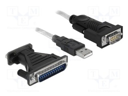 USB to RS232 converter; 1.8m; transparent; USB 1.1,USB 2.0