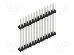 Connector: pin strips; pin header; male; PIN: 46; 2.54mm; THT; 2x23