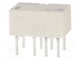 Relay: electromagnetic; DPDT; Ucoil: 12VDC; Icontacts max: 1A; PCB
