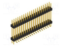 Connector: pin strips; pin header; male; PIN: 40; 2.54mm; SMT; 2x20