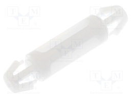 PCB distance; polyamide; L: 12.7mm; latch/latch; Colour: natural