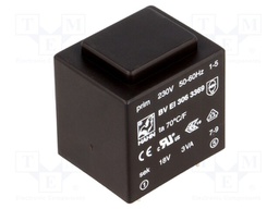 Transformer: encapsulated; 3VA; 230VAC; 18V; 167mA; Mounting: PCB