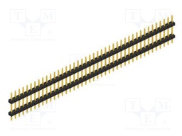 Connector: pin strips; pin header; male; PIN: 42; 2mm; THT; 1x42