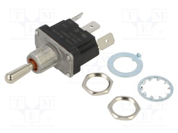 Switch: toggle; Pos: 3; SP3T; (ON)-OFF-(ON); 16A/250VAC; IP68; 1.5kV