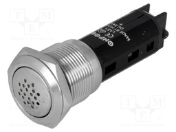 Signaller: sound; 80dB; Ø19mm; 1÷10mm; screw terminals; IP50; 360mW