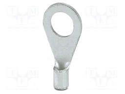 Non-insulated; Body: silver; Tip: ring