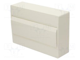 Enclosure: for modular components; IP40; No.of mod: 12