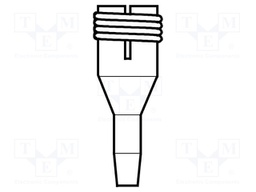 Nozzle: desoldering; 1.2x1.6mm