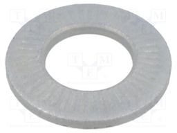 Washer; internally serrated; M12; D=24mm; h=2.9mm; spring steel