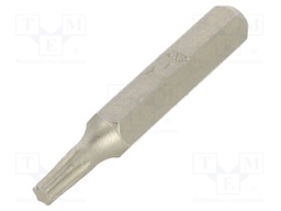 Screwdriver bit; Torx®; TX08; Overall len: 27mm; Kind: precision
