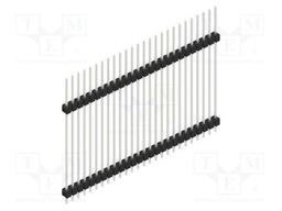 Connector: pin strips; pin header; male; PIN: 26; 2.54mm; THT; 1x26