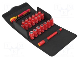 Wrench: socket spanner; 6-angles; hex key,Torx®; 1/4"; Zyklop VDE