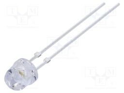 LED; 4.9mm; white warm; 4200÷5800mcd; 60°; 30mA; 2.9÷3.4V; 102mW