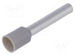 Bootlace ferrule; insulated; copper; Insulation: polyamide; 4mm2