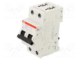 Circuit breaker; 400VAC; 400VDC; Inom: 63A; Poles: 2; Charact: C