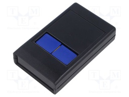 Enclosure: with panel; SQUID1; X: 60mm; Y: 100mm; Z: 21mm; ABS; black