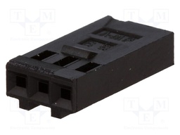 Plug; wire-board; female; AMPMODU MOD IV; 2.54mm; PIN: 3; for cable