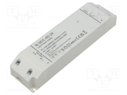 Power supply: switching; LED; 60W; 24VDC; 2.5A; 200÷240VAC; IP20