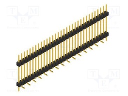 Connector: pin strips; pin header; male; PIN: 32; 2.54mm; SMT; 1x32
