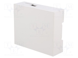 Enclosure: for computer; BEAGLEBONE BLACK; ABS; grey; X: 106.2mm