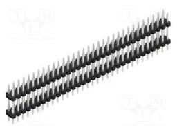 Connector: pin strips; pin header; male; PIN: 64; 2mm; THT; 2x32