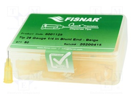 Needle: steel; 0.25"; Size: 26; straight; 0.23mm